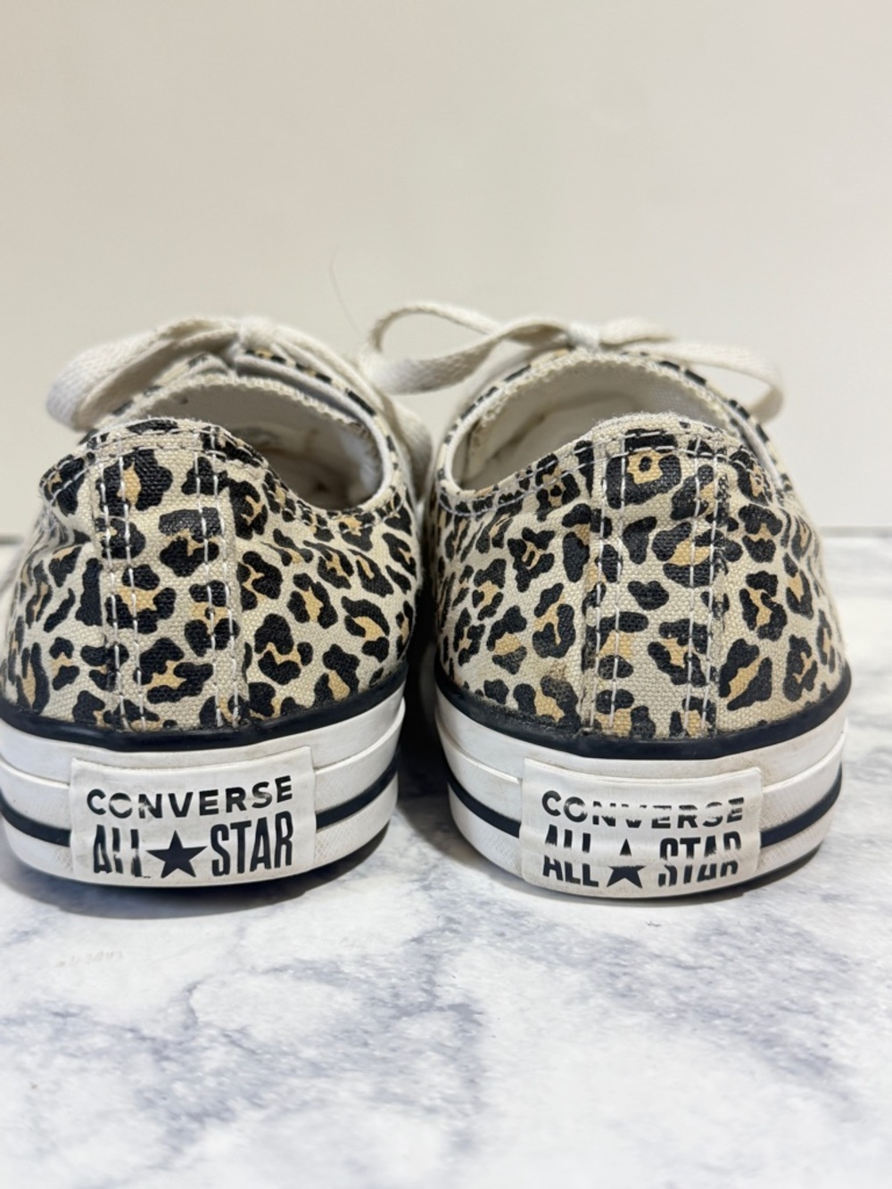 Converse Chuck Taylor Animal Print Low-Top Sneaker White Leopard 7.5 9.5 - Picture 4 of 12